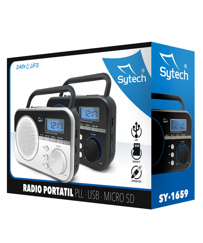 Sytech SY-1636 Radio Ducha Am/Fm (IPX4) Azul